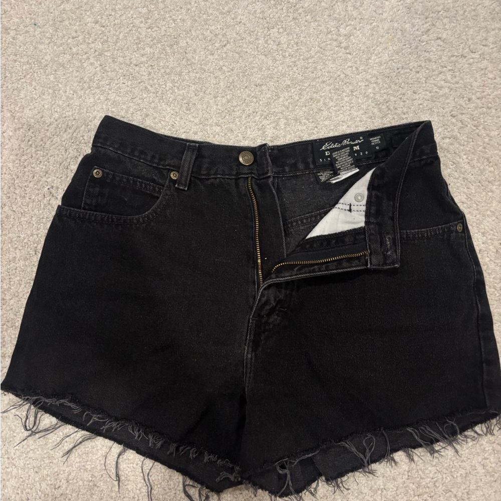 Eddie Bauer Women's Dark Denim Jean Shorts